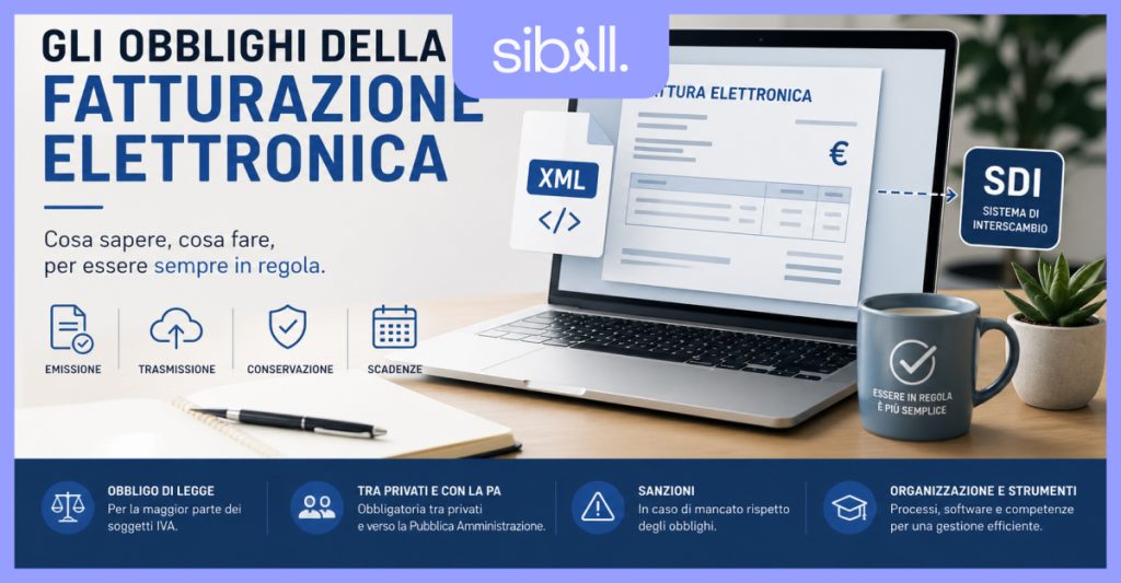 gli obblighi di fatturazione elettronica