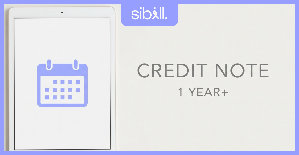 Nota di credito oltre l'anno